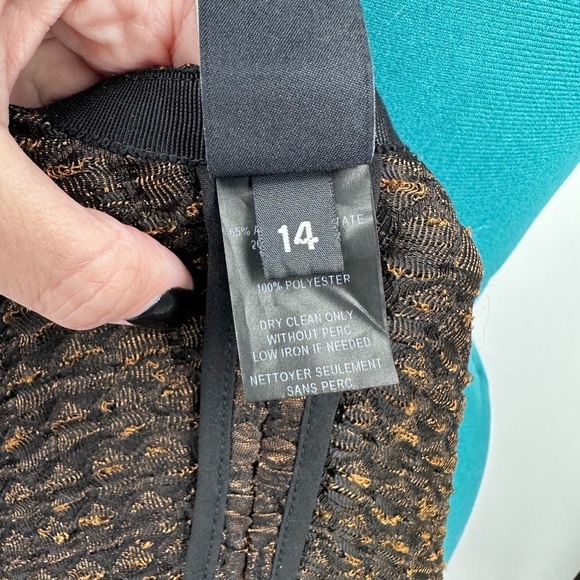 Zero + Maria Cornejo LEO EVE SMOCKED BOMBER TEXTURED JACKET IN BLACK/ BRONZE - Picture 7 of 13